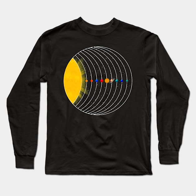 Planetary alignment Long Sleeve T-Shirt by clingcling